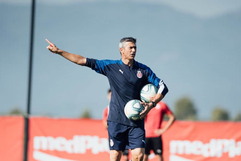 Pep Lluis Martí con el Girona