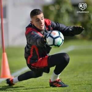 Miguel Ángel Morro en un entrenamiento