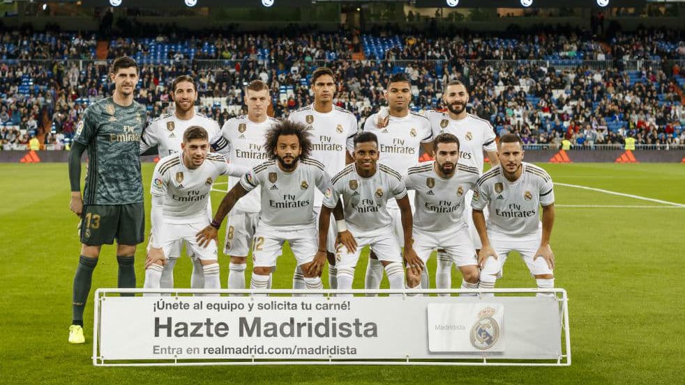 Once del Real Madrid frente al Leganés