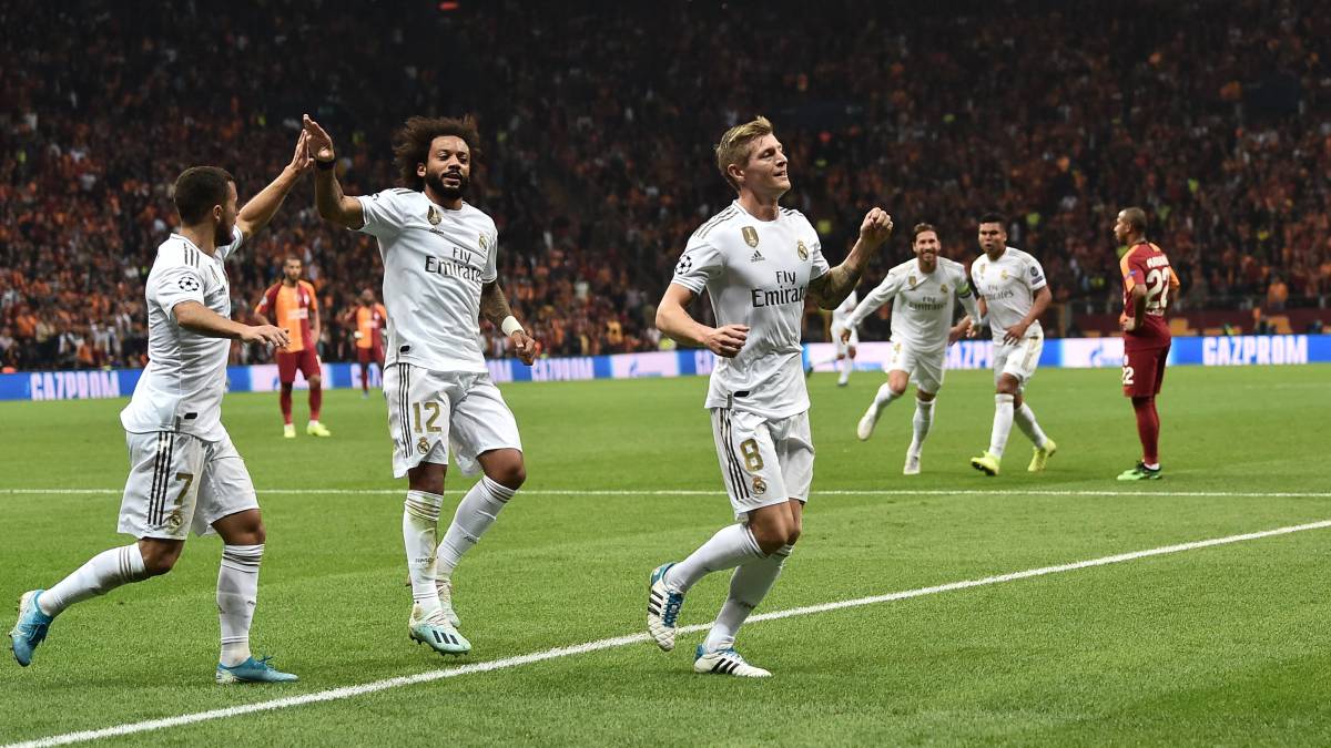 Kroos celebra el primer gol del Real Madrid (Fuente: AS)