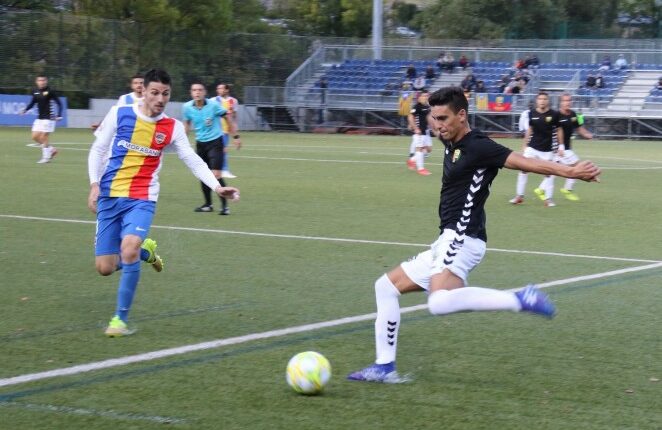 Imagen del último partido del Llagostera.