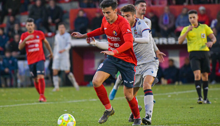 Salinas en su último partido frente al Atletico Levante