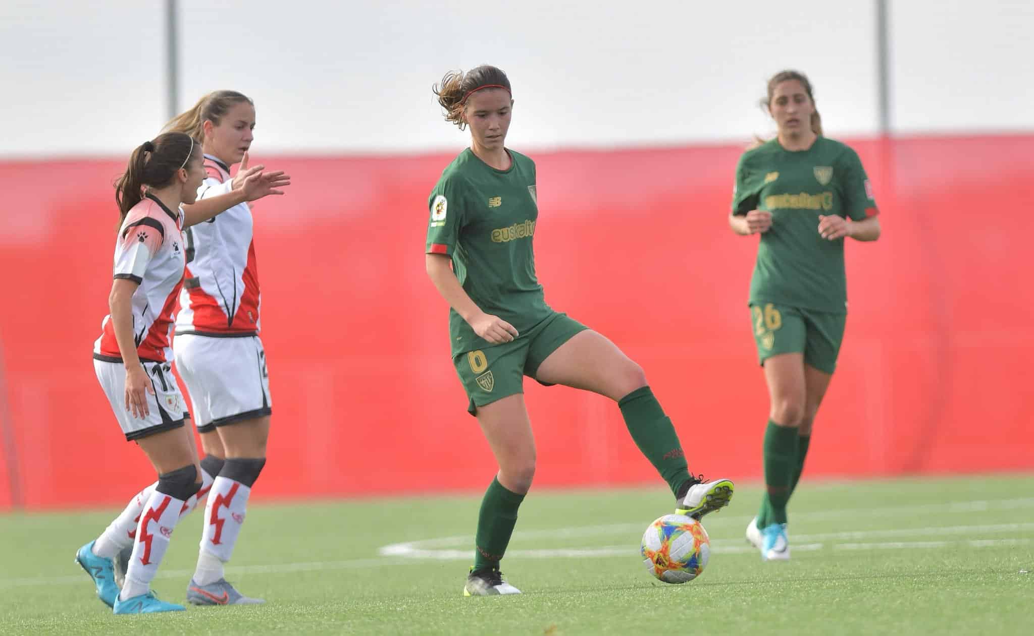 Damaris en su partido número cien con la camiseta del Athletic Club.
Fuente: www.athletic-club.eus