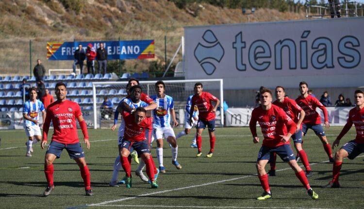 Imagen del último partido del Ejea