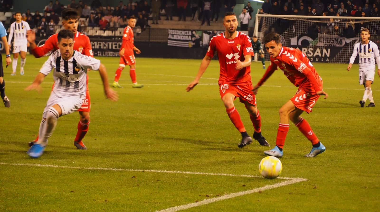 Lance del encuentro en Castalia de semifinales de Copa RFEF