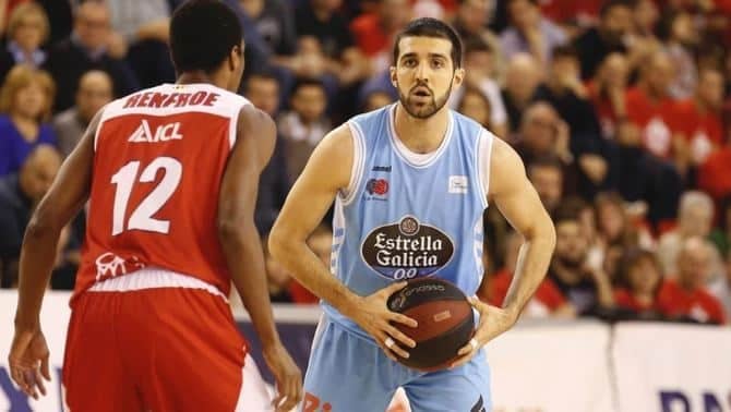 Aleksandar Cvetkovic en su anterior etapa en el Breogán