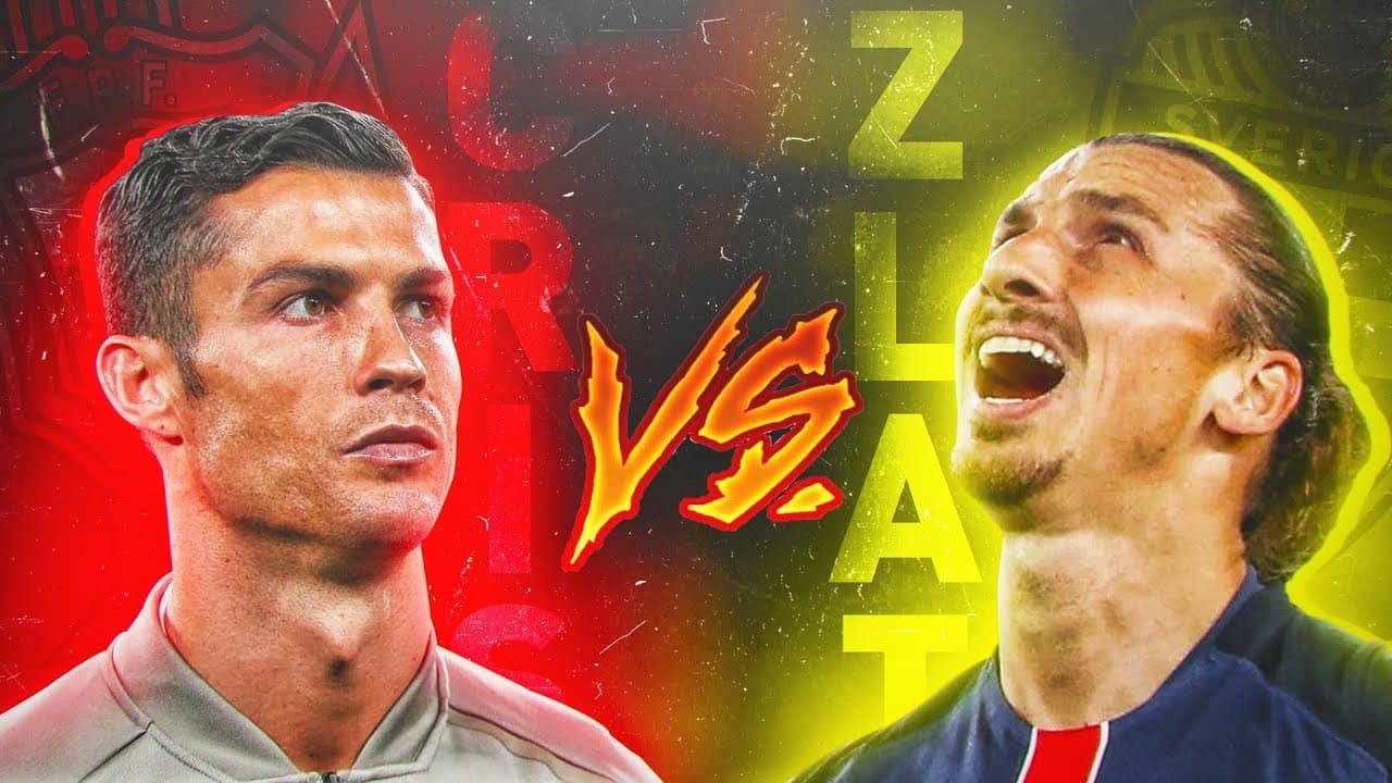Cristiano Ronaldo contra Zlatan Ibrahimovic.