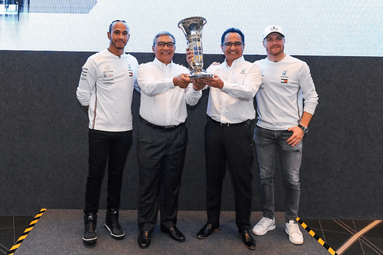 El presente y el futuro de la Formula 1, retratado en el último podio de la década El presente y el futuro de la Formula 1, retratado en el último podio de la década