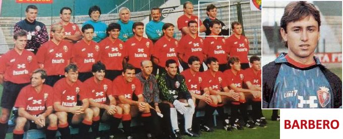 José Antonio Martínez Baena "Barbero" en el CA Osasuna