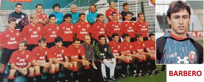 José Antonio Martínez Baena "Barbero" en el CA Osasuna