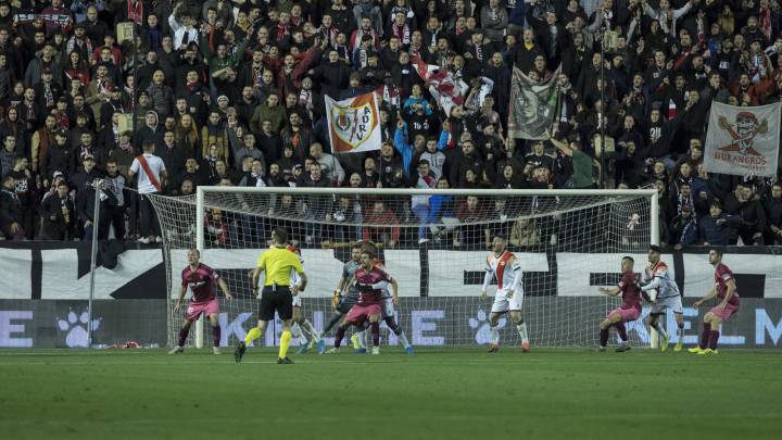 Fondo del Estadio del Rayo Vallecano. Vallecas