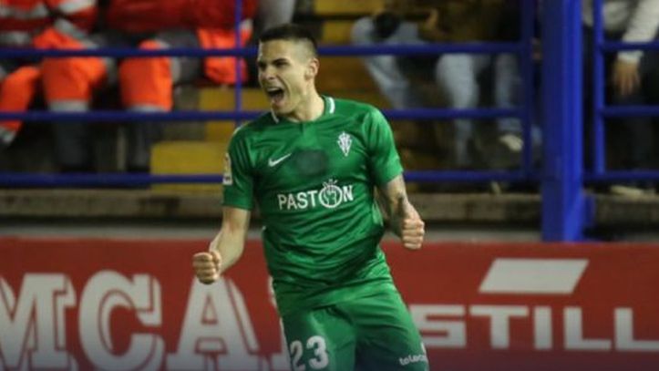 Uros Djurdjevic tuvo en el primer tramo del año su mejor momento como jugador del Sporting