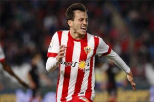 Javier Espinosa en su anterior etapa en el Almería