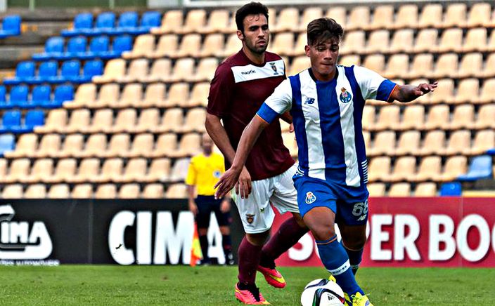 Fede Varela en su etapa en el filial del Oporto