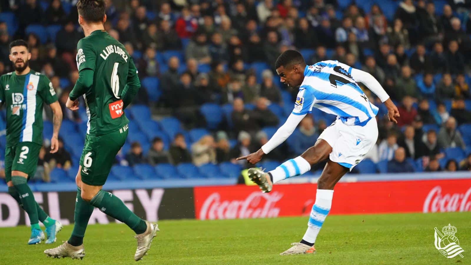 La Real supera al Espanyol y ya está en octavos