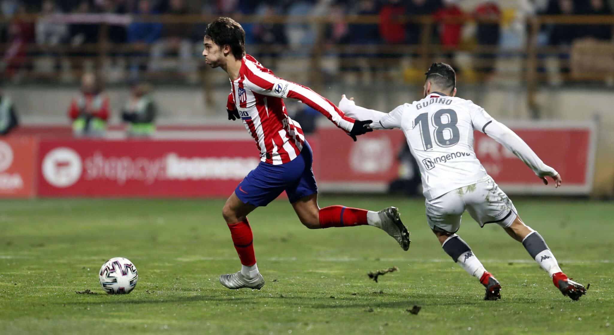 Joao Félix en el encuentro de Copa frente a la Cultural