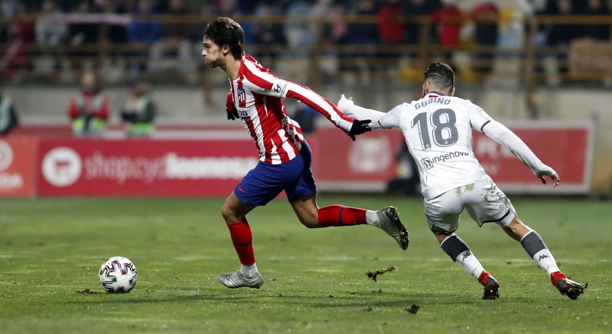 Joao Félix en el encuentro de Copa frente a la Cultural