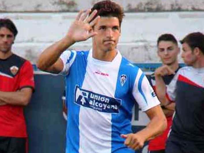 Fran Miranda en su etapa en el Alcoyano