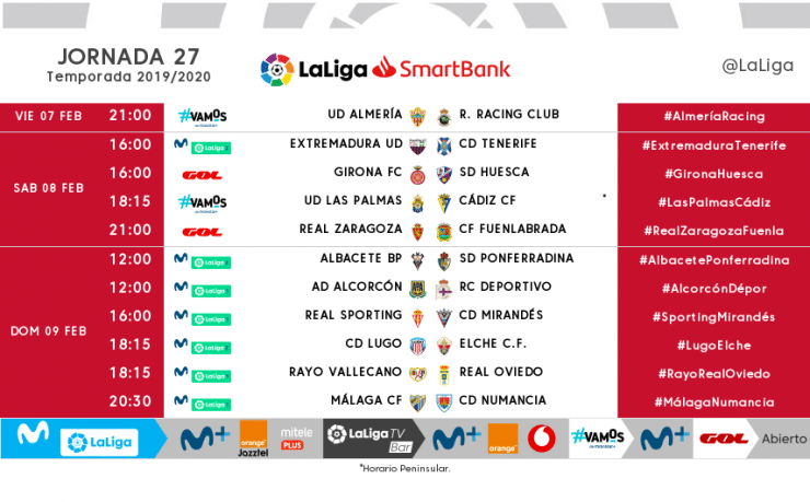 Horarios Jª27