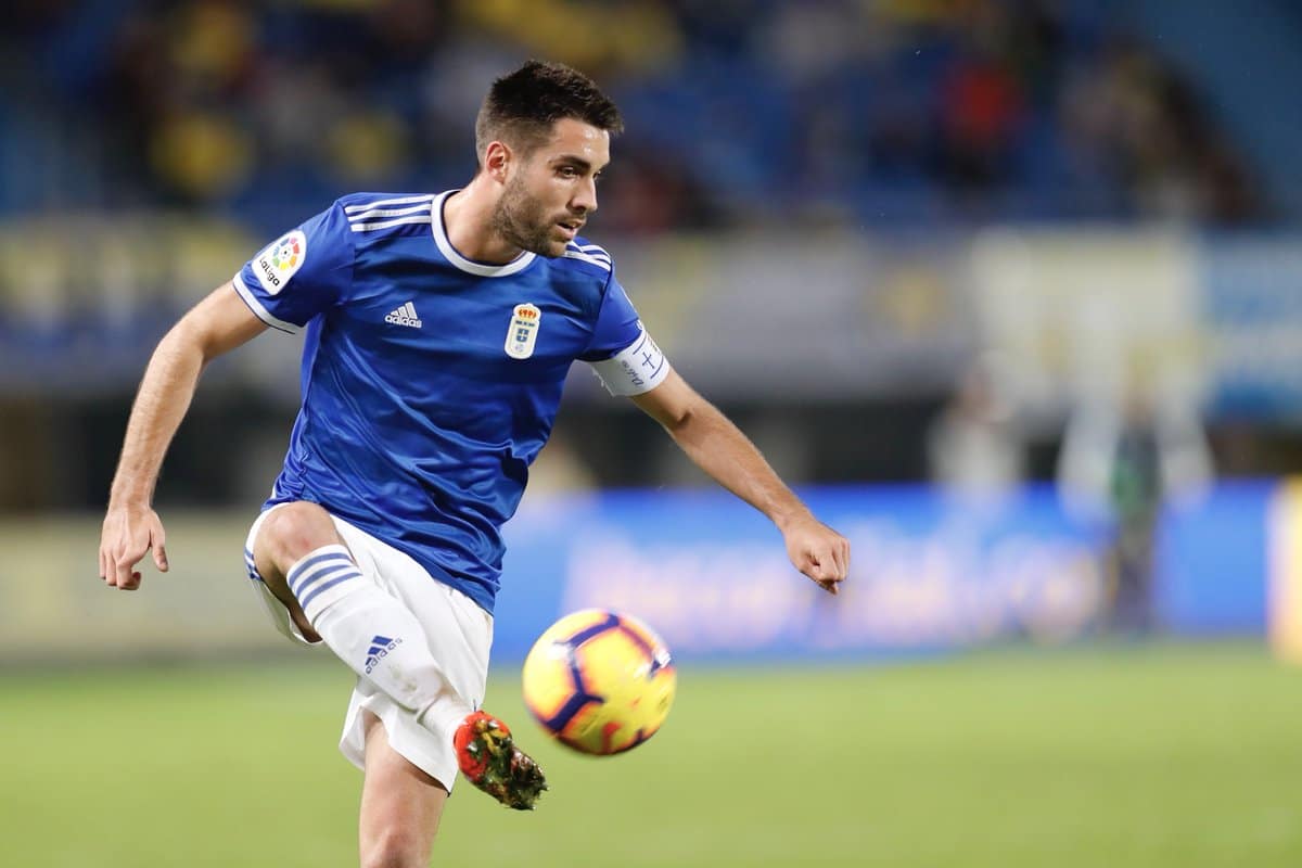 Diegui Johannesson con el Real Oviedo