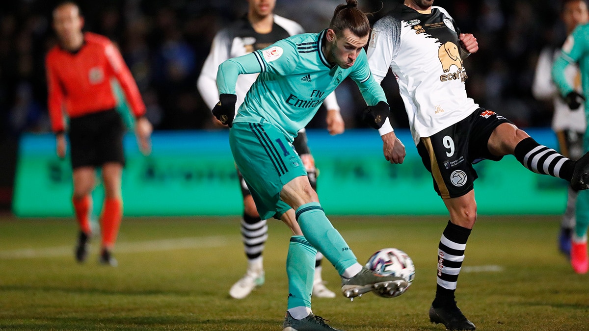 Bale logró el primer gol del partido ante Unionistas. Fuente: @realmadrid
