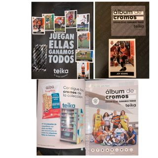 Álbum y cromos de Teika #Jueganellasganamostodos
Fuente imagen:@Rafacer75