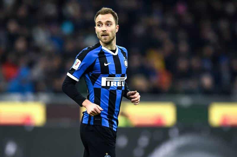 Eriksen durante su debut en Copa Italia con la camiseta nerazzurra – Foto destacada vía: www.fantamaster.it