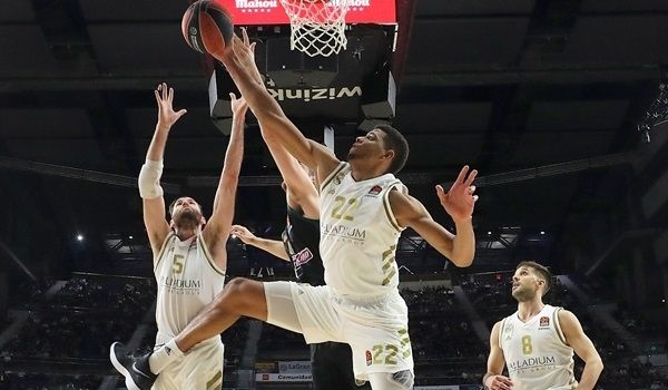 Walter Tavares, Rudy Fernández y Nicolás Laprovittola en un partido como jugadores del Real Madrid. Foto: Turkish Airlines Euroleague.