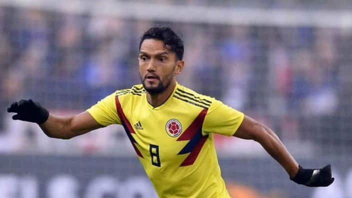 Abel Aguilar en un partido en el Mundial de Brasil 2014