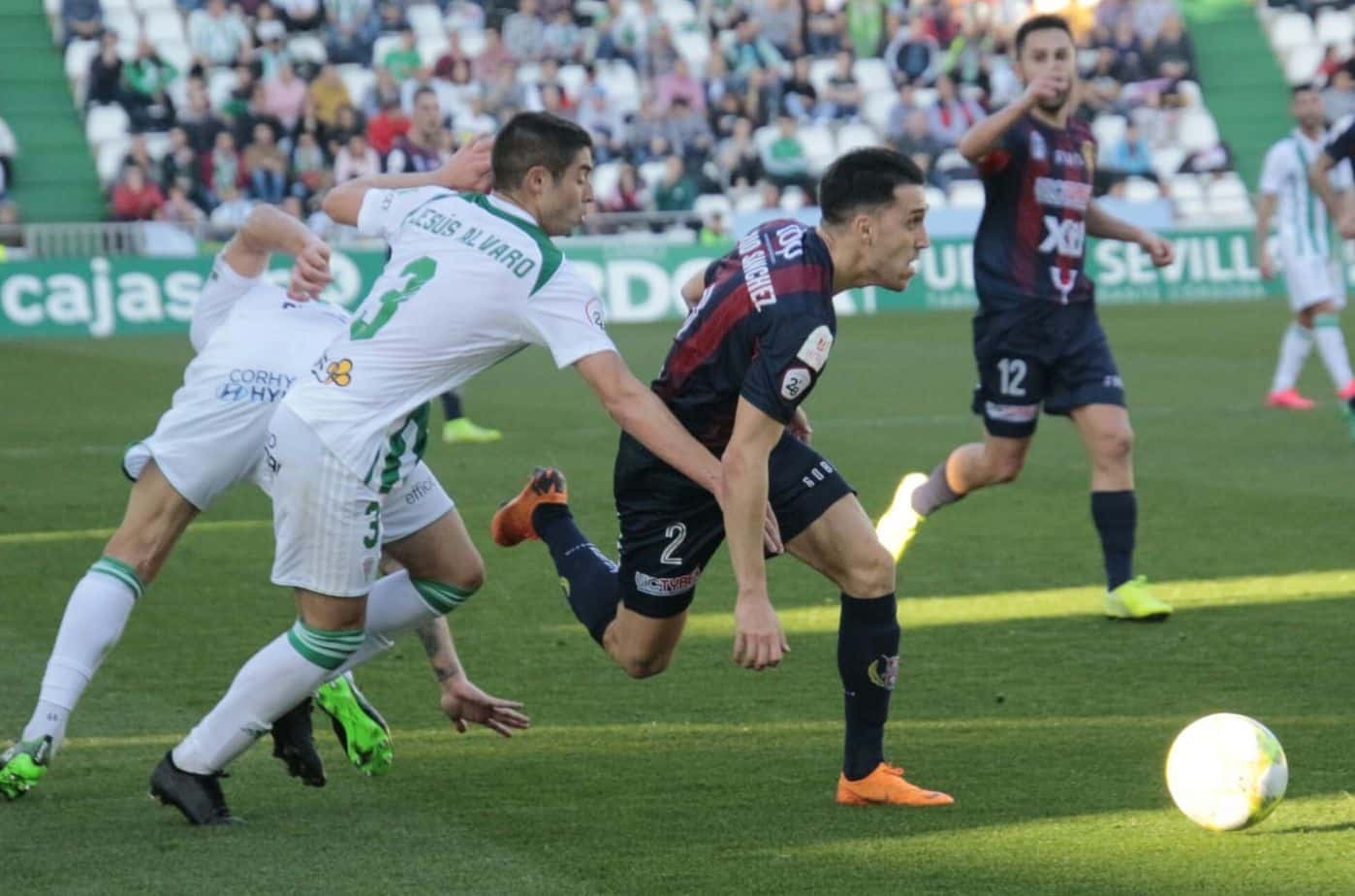 Lance del encuentro entre el Córdoba y el Yeclano