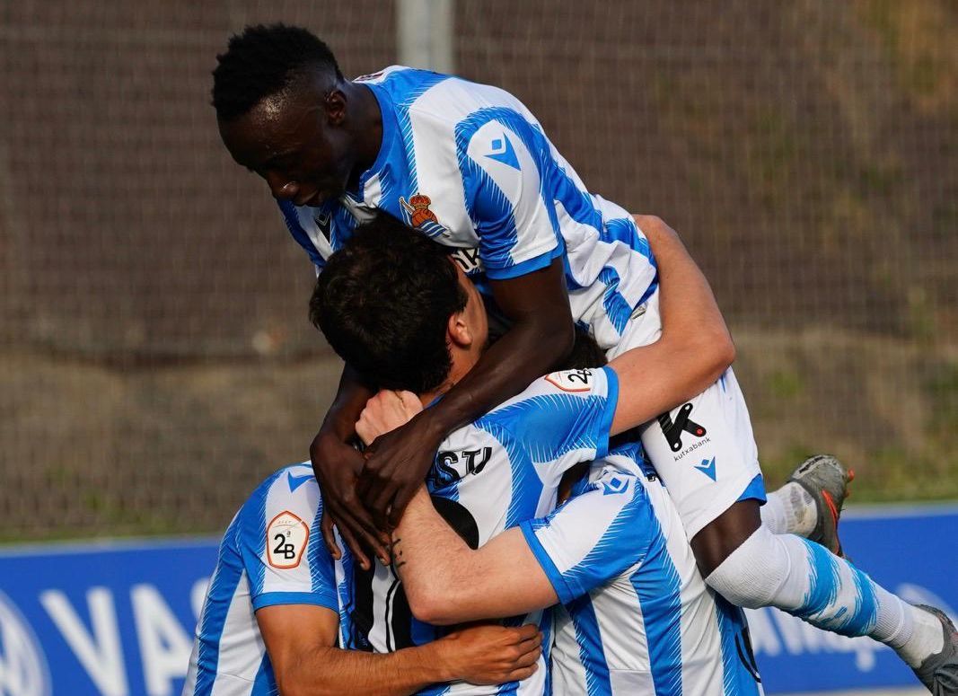Jugadores del Sanse celebran un gol