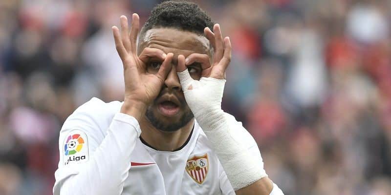 En-Nesyri celebra su primer tanto | Imagen: Sevilla FC