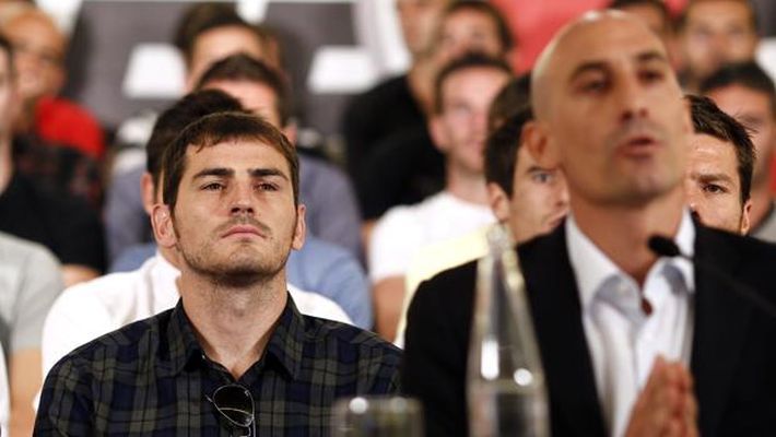 Iker Casillas y Luis Rubiales