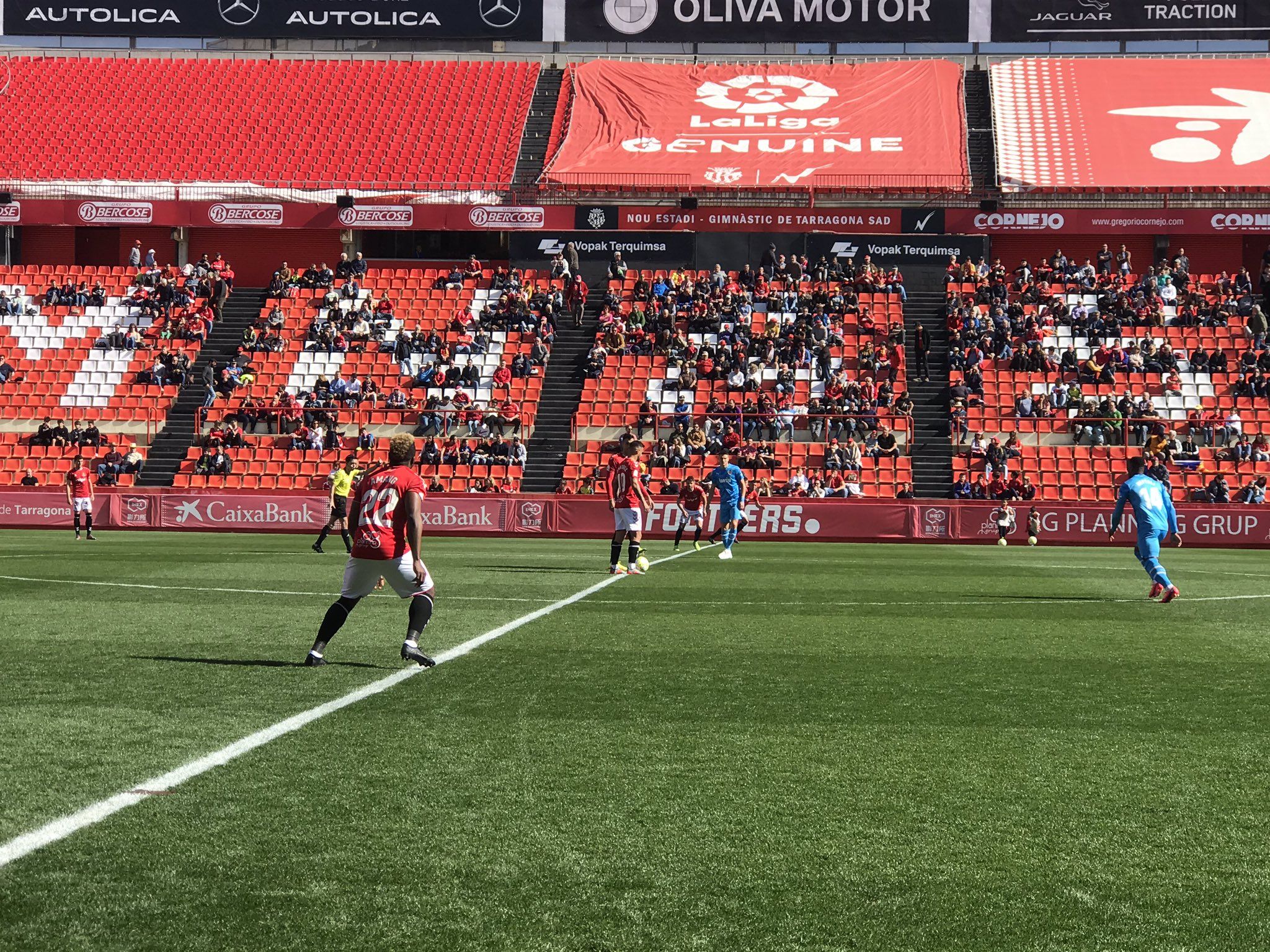 Nàstic - Valencia Mestalla. | Fuente: @NASTICTARRAGONA