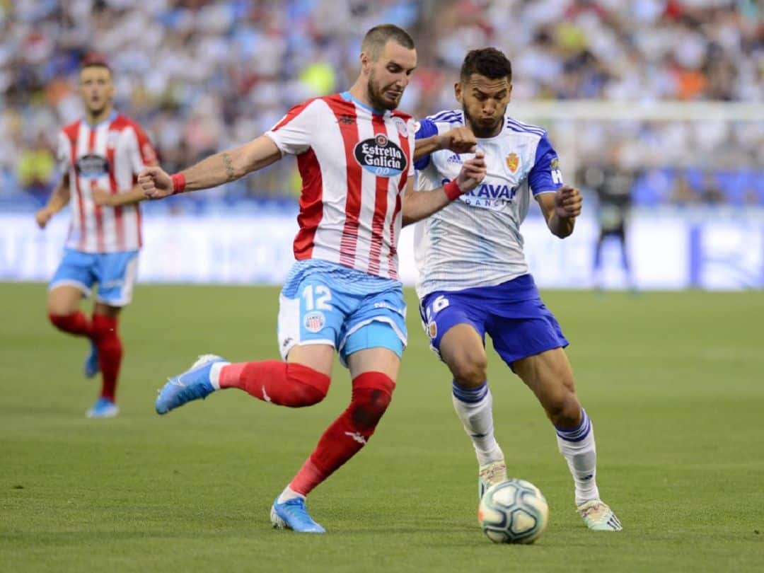 Mathieu Peybernes en un partido con el Lugo