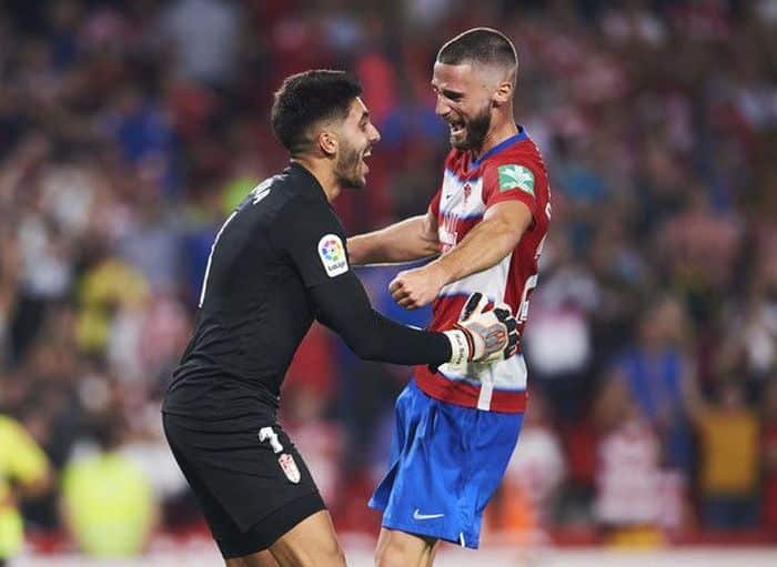 Rui Silva y Domingos Duarte. Granada CF