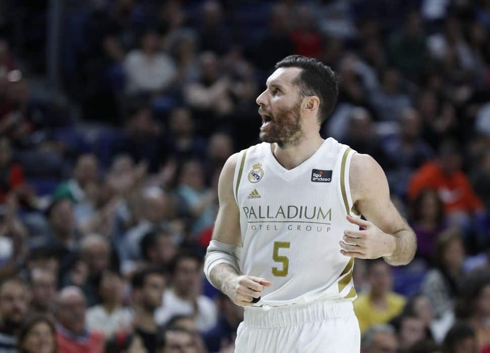 Rudy Fernández en un partido como jugador del Real Madrid. Foto: Liga Endesa.