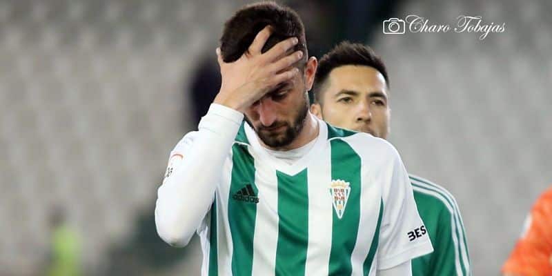 J.A. González tras la última derrota del Córdoba | Imagen: Charo Tobajas (Córdoba CF)