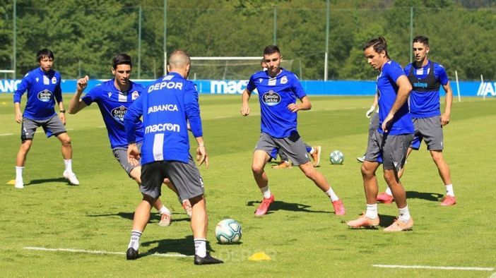 Entrenamiento en el Deportivo