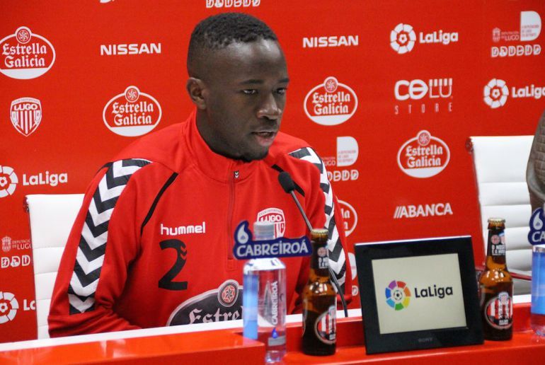 Serge Leuko en rueda de prensa