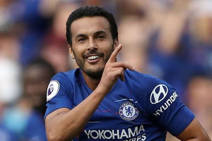 Pedro Rodríguez en un partido con el Chelsea