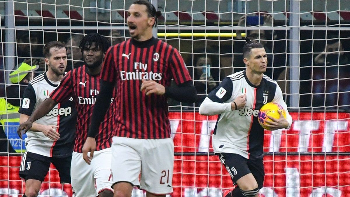 Cristiano Ronaldo celebra el gol del empate en el partido de ida – Foto destacada vía : https://www.repubblica.it/