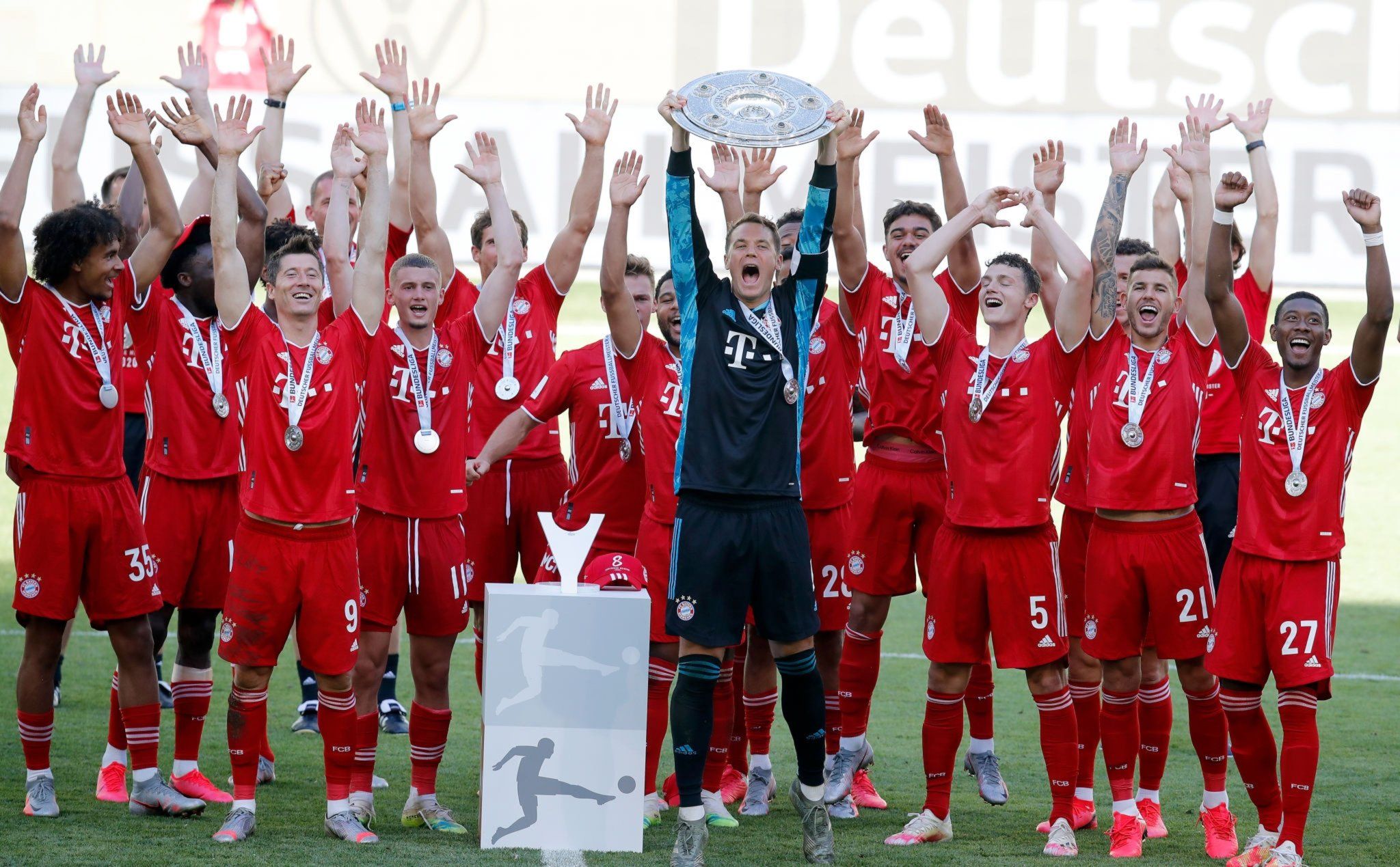 Celebración del título. Vía: fcbayern