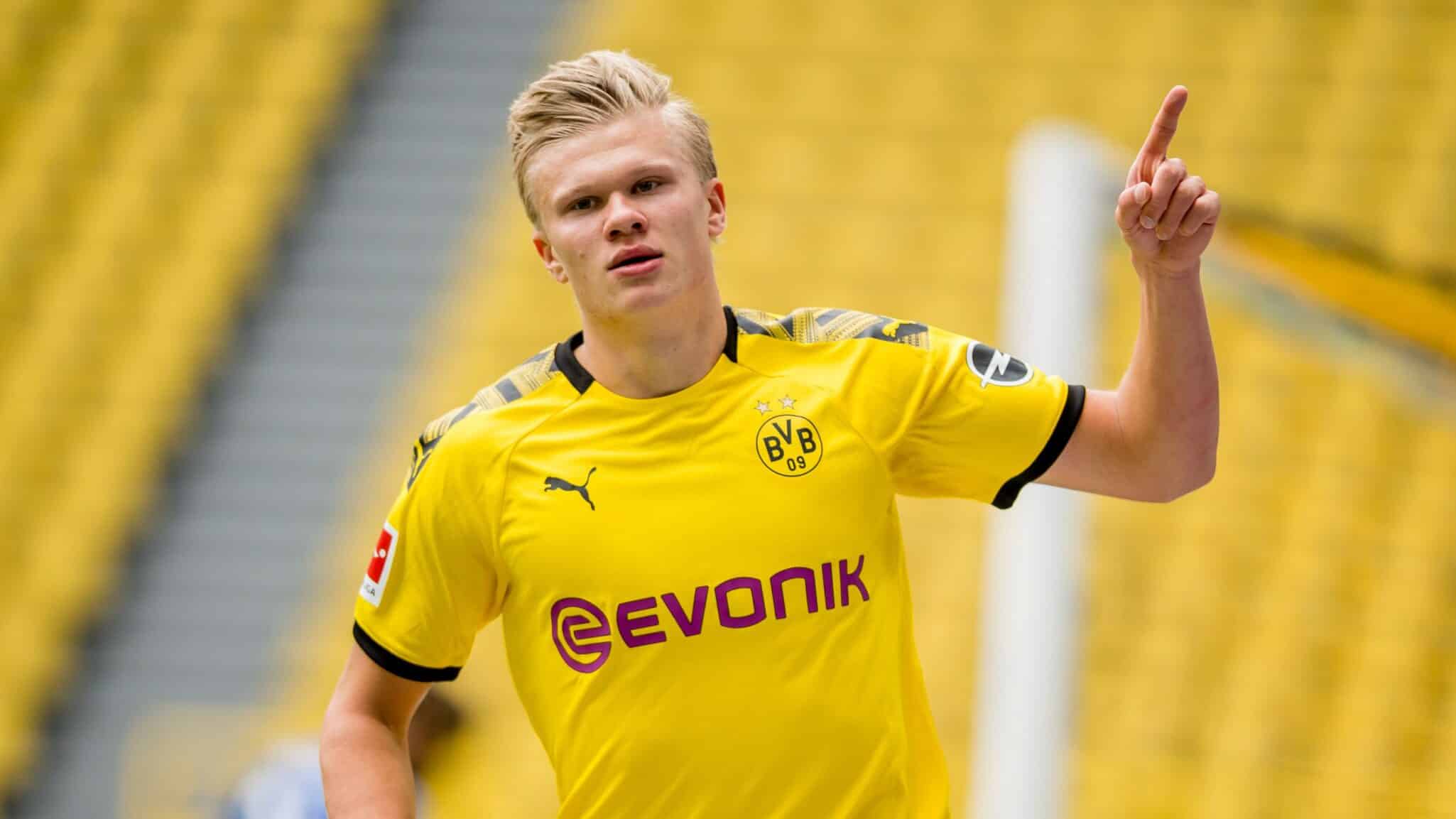 Fortuna Düsseldorf-Borussia Dortmund: Haaland marcó su 11° tanto en la Bundesliga que valió un triunfo para su club. Fuente: (@BVB)