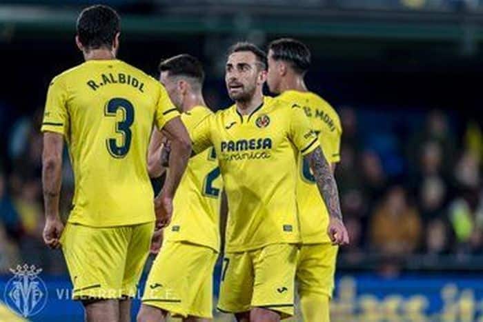 Villarreal celebra gol