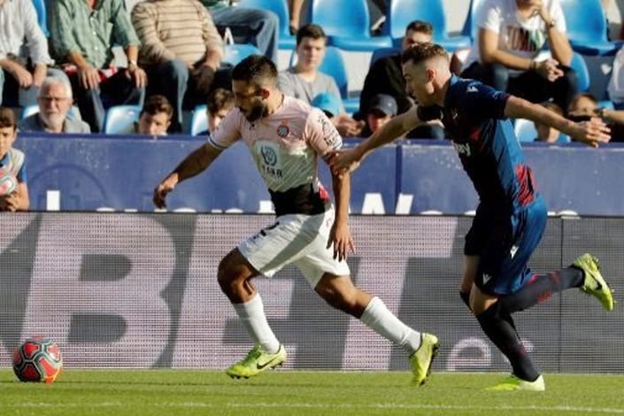 Lance del Levante-Espanyol de la primera vuelta