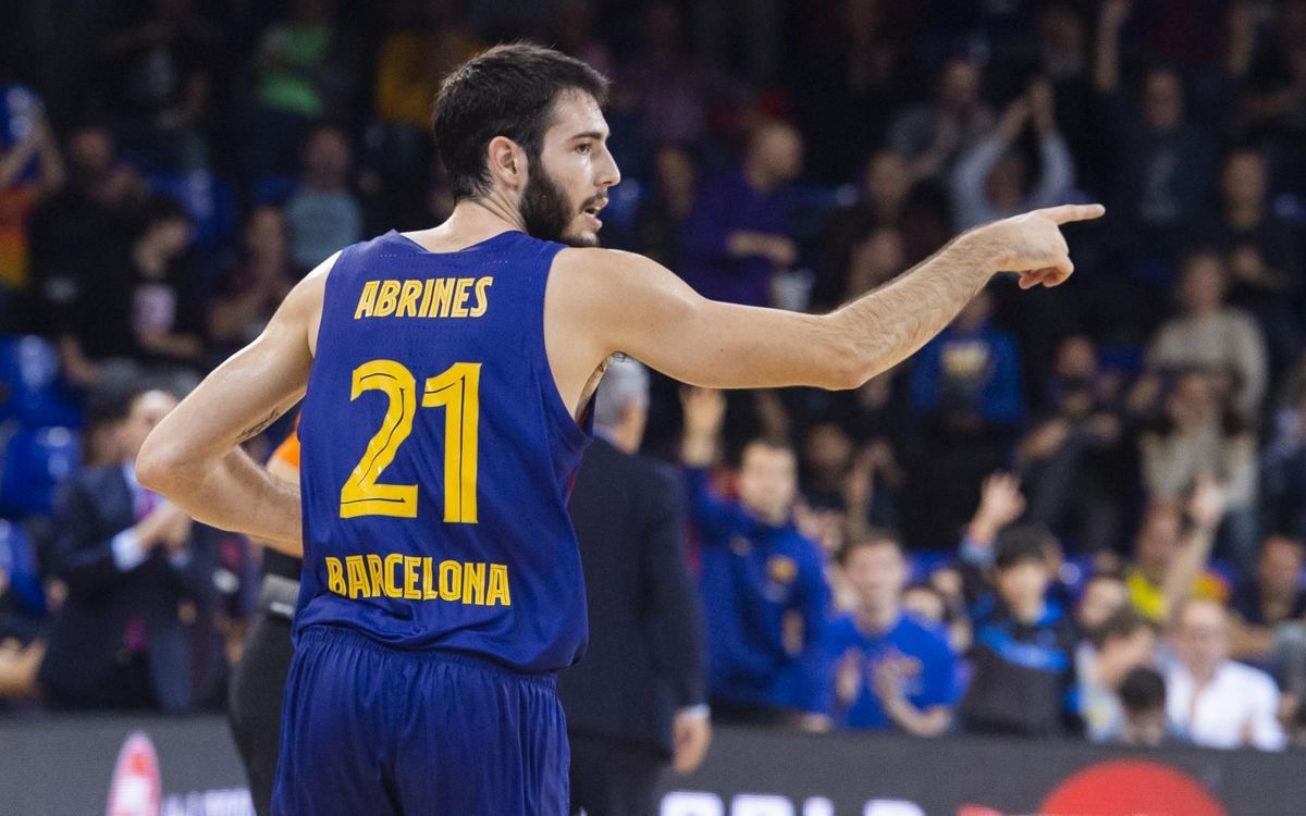 Abrines ante el ASVEL (Fuente: Web FC Barcelona - Victor Salgado)