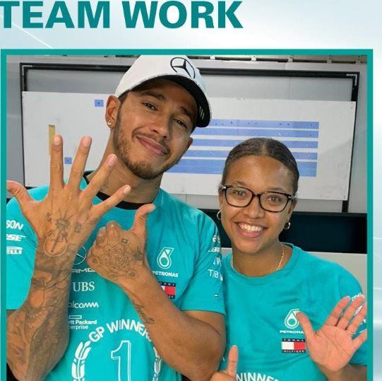 Stephanie Travers, la primera mujer negra en el podio de la Fórmula 1 Stephanie Travers, la primera mujer negra en el podio de la Fórmula 1
