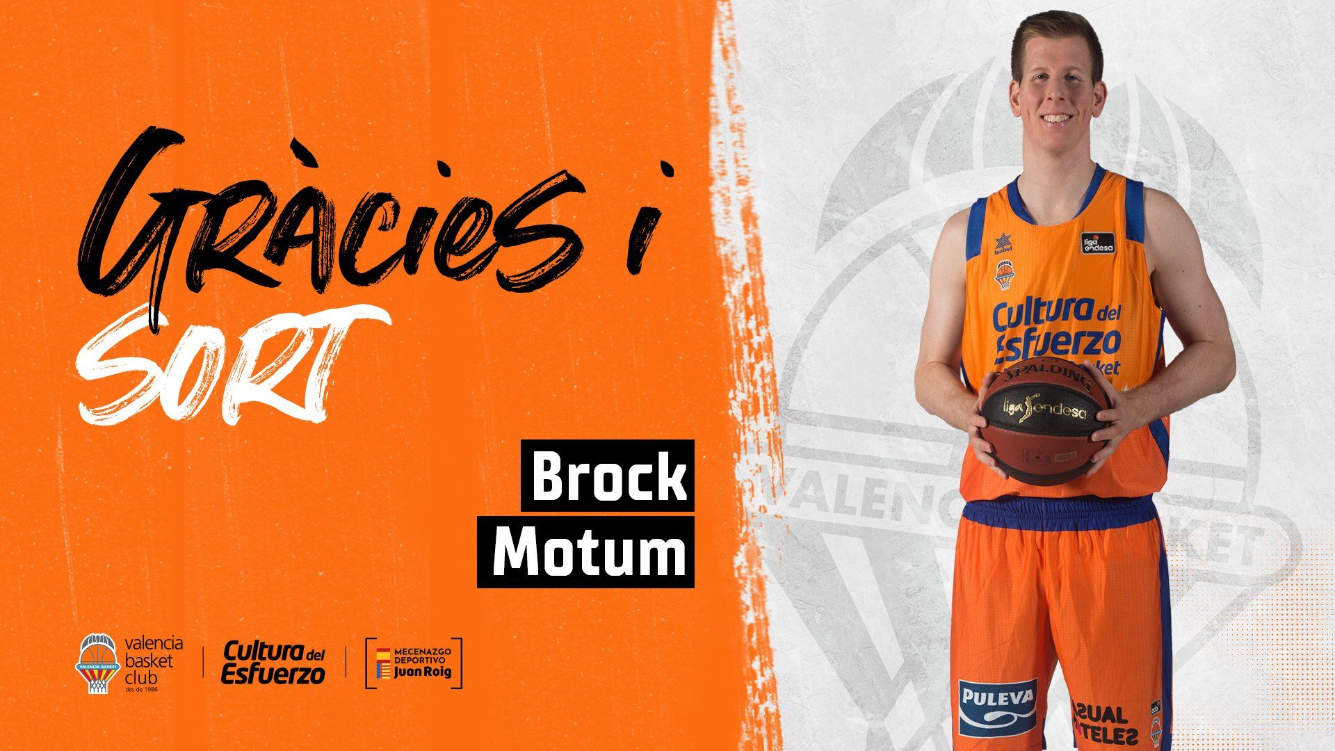 El ala-pívot australiano no vestirá más la camiseta taronja. Fuente: Valencia Basket.