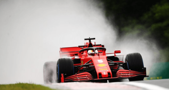 Sebastian Vettel, buscando redimirse en Hungría de lo que fue su andar en Austira. Imagen: formula1.com